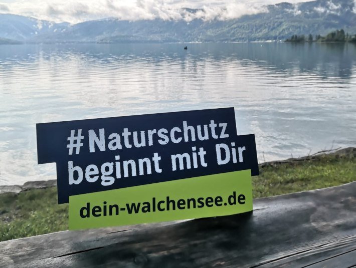 Damit die Natur so schön bleibt! Bitte hilf mit., © Tourist Info Kochel a. See|D. Weickel Damit die Natur so schön bleibt! Bitte hilf mit., © Tourist Info Kochel a. See|D. Weickel