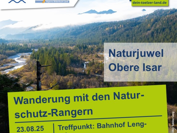 Plakat Rangertour 23.08.2025, © (c) Tölzer Land Tourismus
