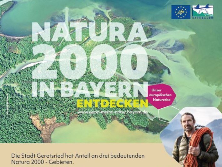Natura 2000-Ausstellungslakat, © Stadt Geretsried