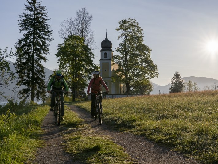 Bitte unbedingt auf den offiziellen Wegen bleiben bei Deiner Tour rund um die Halbinsel Zwergern. Zum Schutz der Magerwiesen und -weiden, in enger ökologischer Verzahnung mit bodensauren Magerrasen und Flachmooren, führt der Weg nicht durchgängig am See entlang. , © Tölzer Land Tourismus|Bernd Ritschel