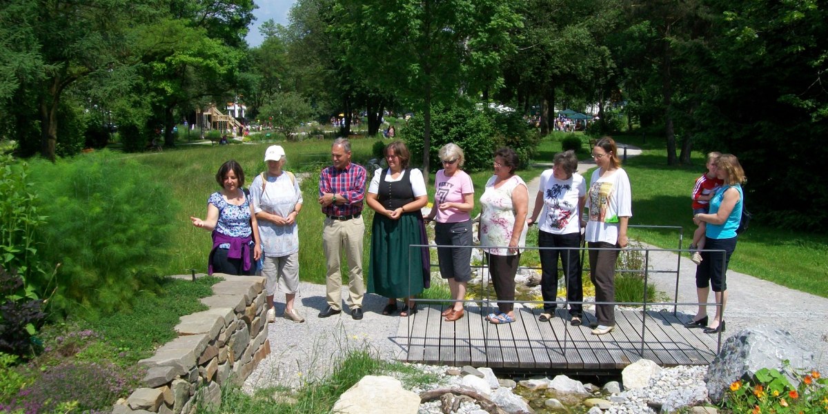 Führung im Kräuterpaark, © Gästeinformation Bad Heilbrunn