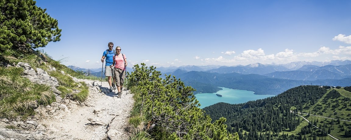 Panoramaweg auf dem Herzogstand, © Tourist Information Kochel a. See|Thomas Kujat