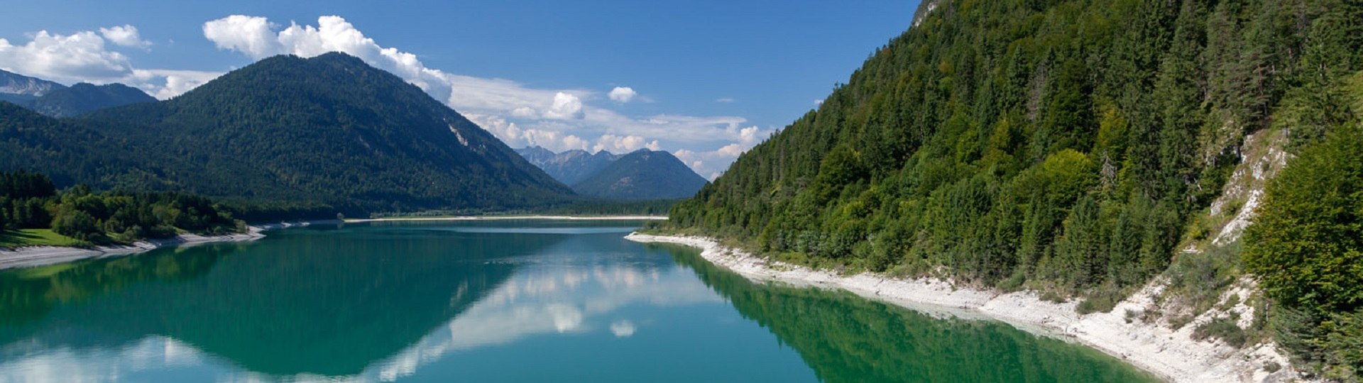 Der fjordartige Sylvensteinsee, &copy; Tourist Info Lenggries|Christian B&auml;ck