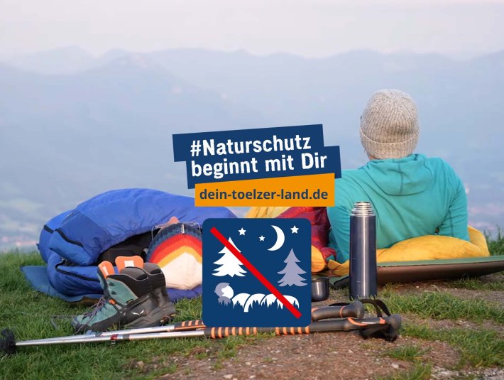 Kein &Uuml;bernachten in freier Natur
