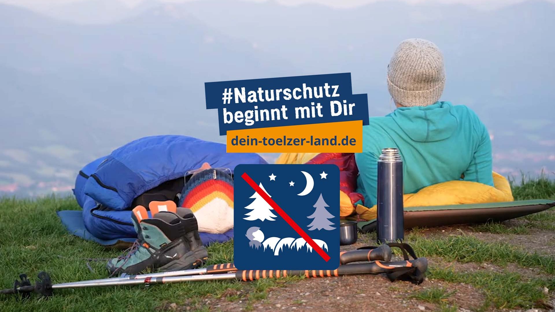 Kein &Uuml;bernachten in freier Natur